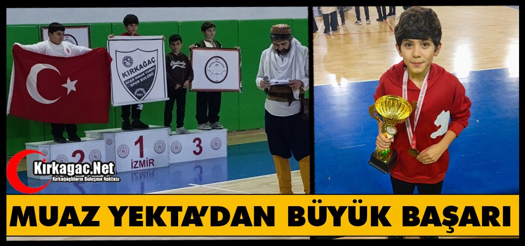MUAZ YEKTA’DAN OKÇULUKTA BÜYÜK BAŞARI