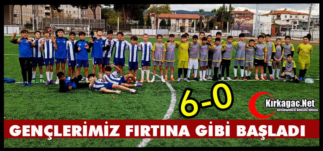 GENÇLERİMİZ GOL OLDU YAĞDI 6-0
