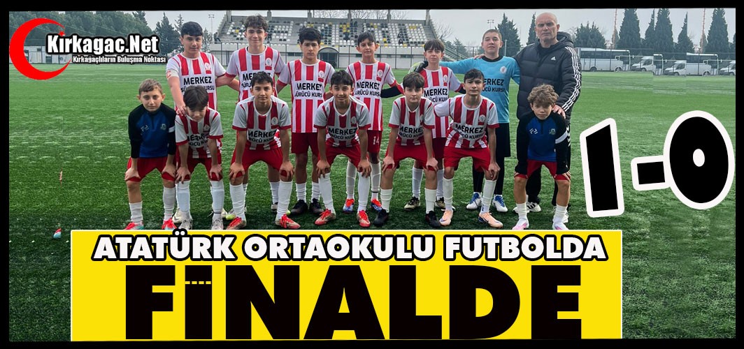 ATATÜRK ORTAOKULU FUTBOLDA FİNALDE 1-0