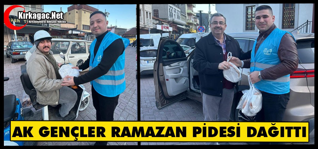 AK PARTİ GENÇLİK KOLLARI’NDAN RAMAZAN PİDESİ İKRAMI