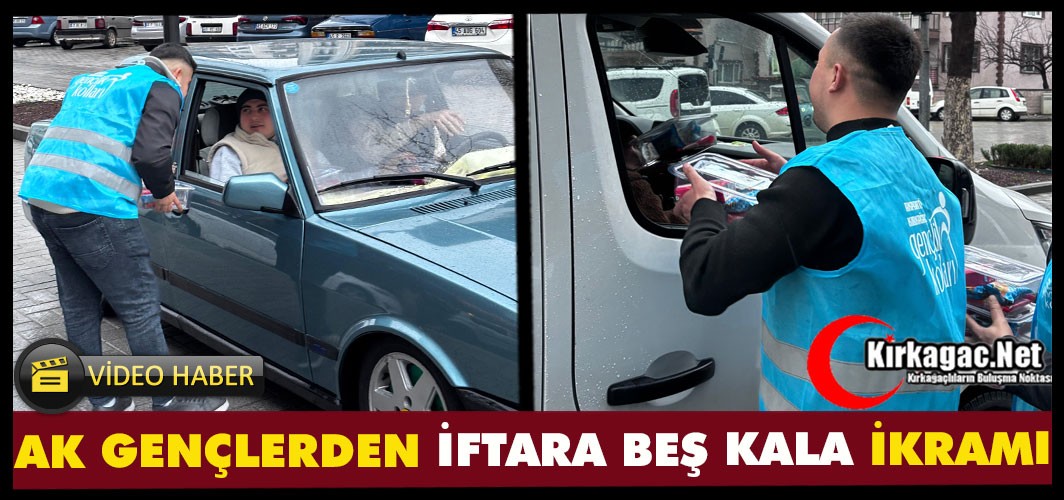 AK GENÇLERDEN “İFTARA BEŞ KALA” İKRAMI