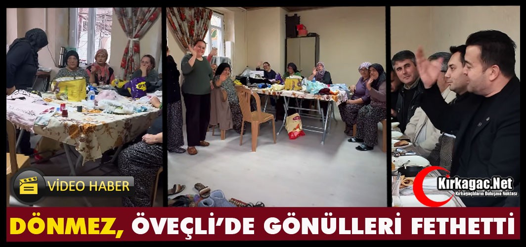 DÖNMEZ ÖVEÇLİ'DE GÖNÜLLERİ FETHETTİ(VİDEO)