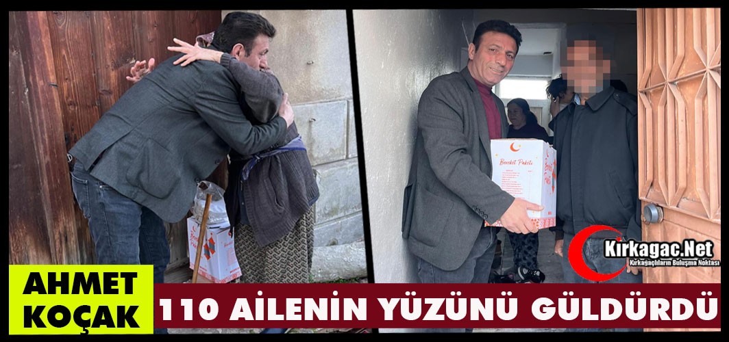 KOÇAK 110 AİLENİN YÜZÜNÜ GÜLDÜRDÜ