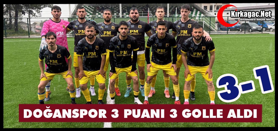 DOĞANSPOR 3 PUANI 3 GOLLE ALDI 3-1