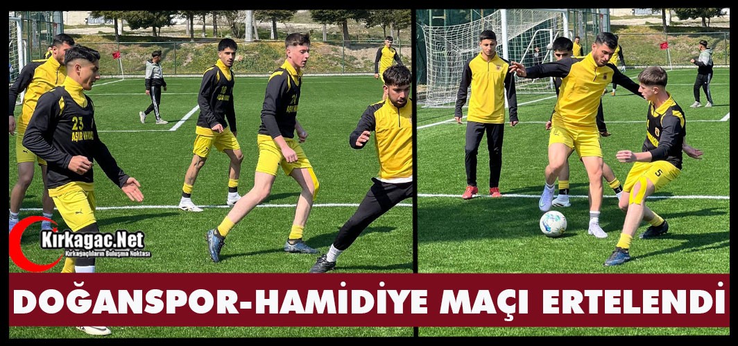 1967 DOĞANSPOR-HAMİDİYE MAÇI ERTELENDİ