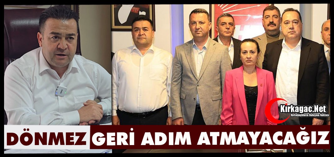 DÖNMEZ’DEN "ÖZGÜR ÖZEL’E" TAM DESTEK: "GERİ ADIM ATMAYACAĞIZ!"