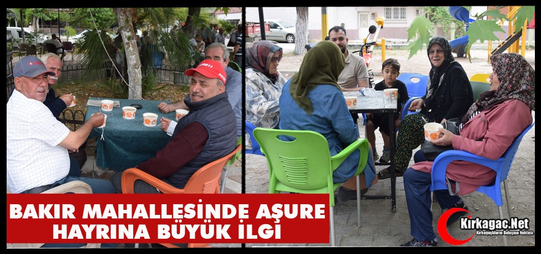 BAKIR MAHALLESİNDE AŞURE HAYRINA YOĞUN İLGİ