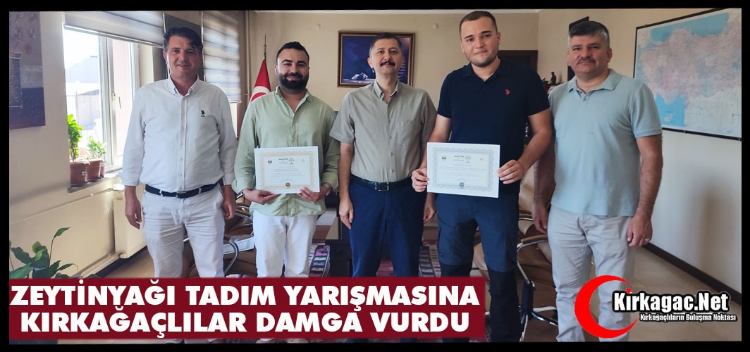 TADIM YARIŞMASINA KIRKAĞAÇ ZEYTİNYAĞI DAMGASI!
