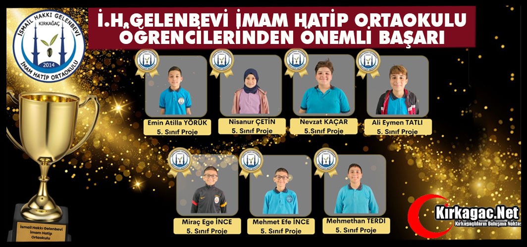İ.H. GELENBEVİ İHO ÖĞRENCİLERİNDEN ÖNEMLİ BAŞARI
