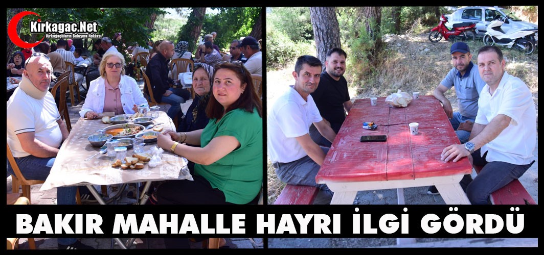 BAKIR MAHALLE HAYRI İLGİ GÖRDÜ