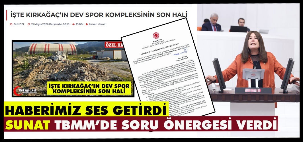 HABERİMİZ SES GETİRDİ.. MİLLETVEKİLİ SUNAT OLAYI MECLİSE TAŞIDI