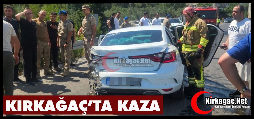 KIRKAĞAÇ’TA TRAFİK KAZASI 3 YARALI