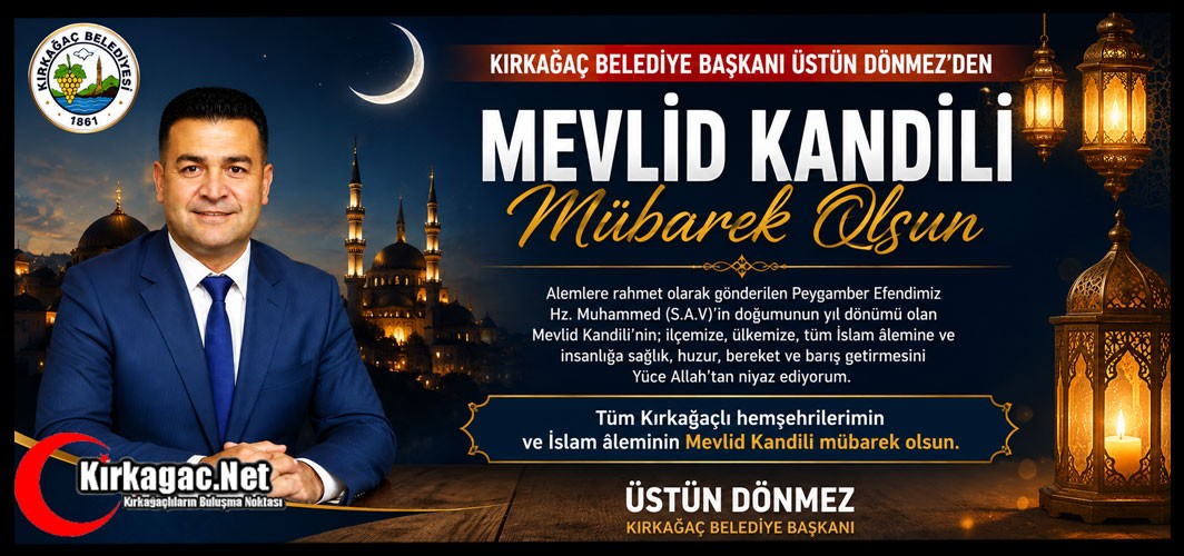 DÖNMEZ’DEN MEVLİD KANDİLİ MESAJI