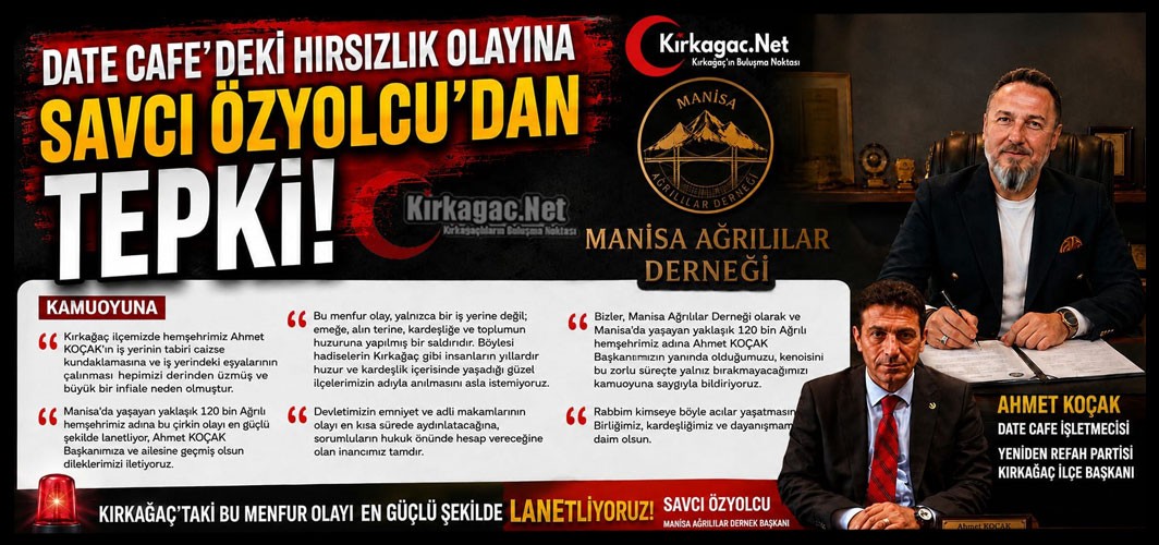 SAVCI ÖZYOLCU'DAN AHMET KOÇAK’A DESTEK: "BU SALDIRI TOPLUMUN HUZURUNADIR"