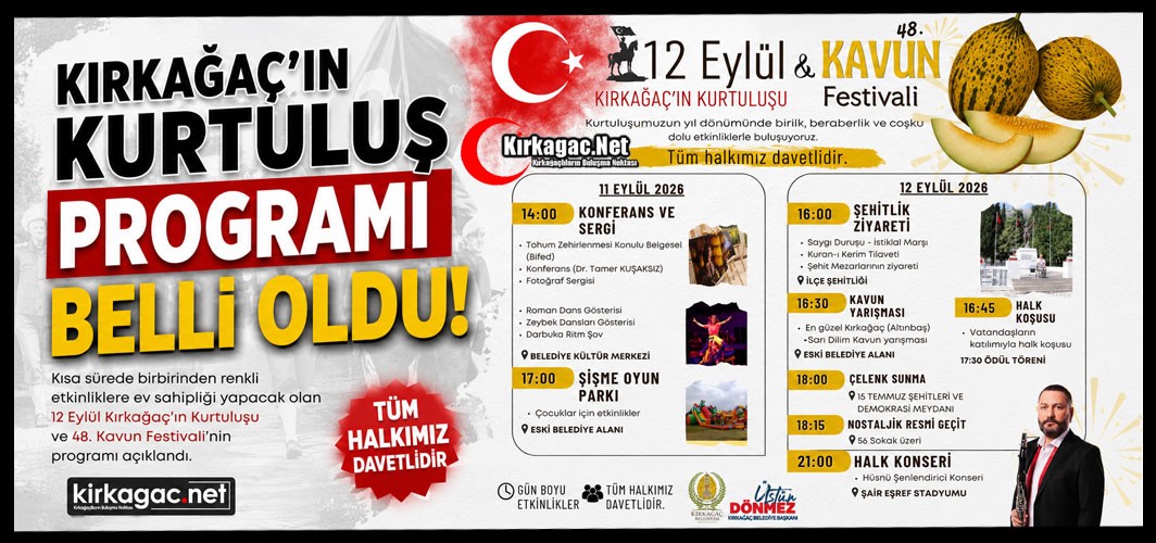 KURTULUŞ ETKİNLİKLERİ PROGRAMI BELLİ OLDU