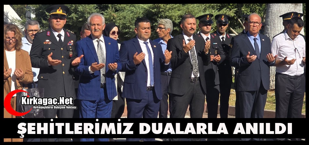 ŞEHİTLERİMİZ DUALARLA ANILDI(VİDEO)
