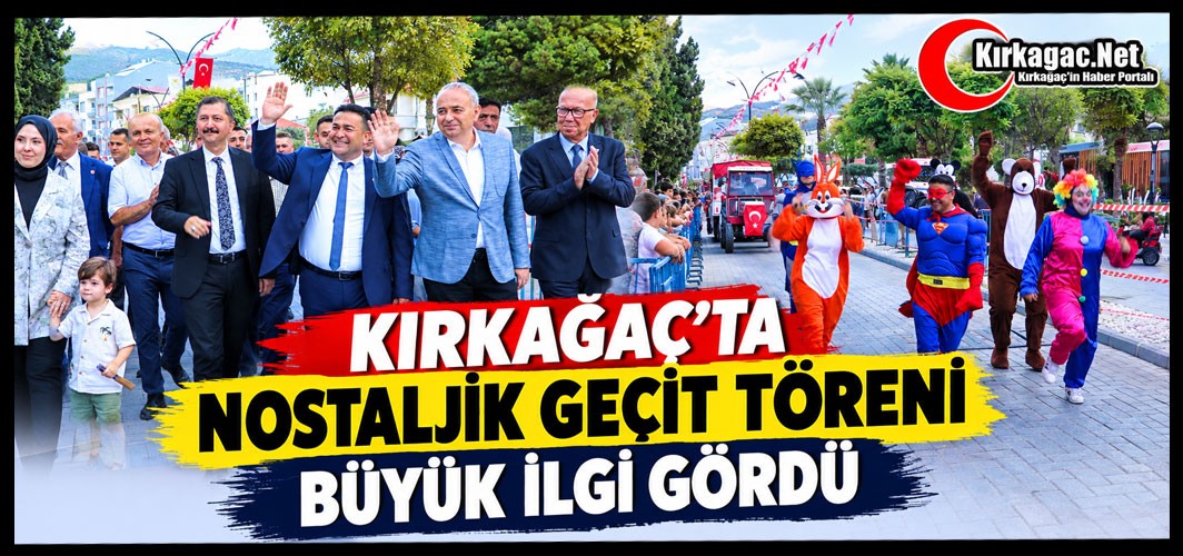 NOSTALJİK GEÇİT TÖRENİ BÜYÜK İLGİ GÖRDÜ(VİDEO)