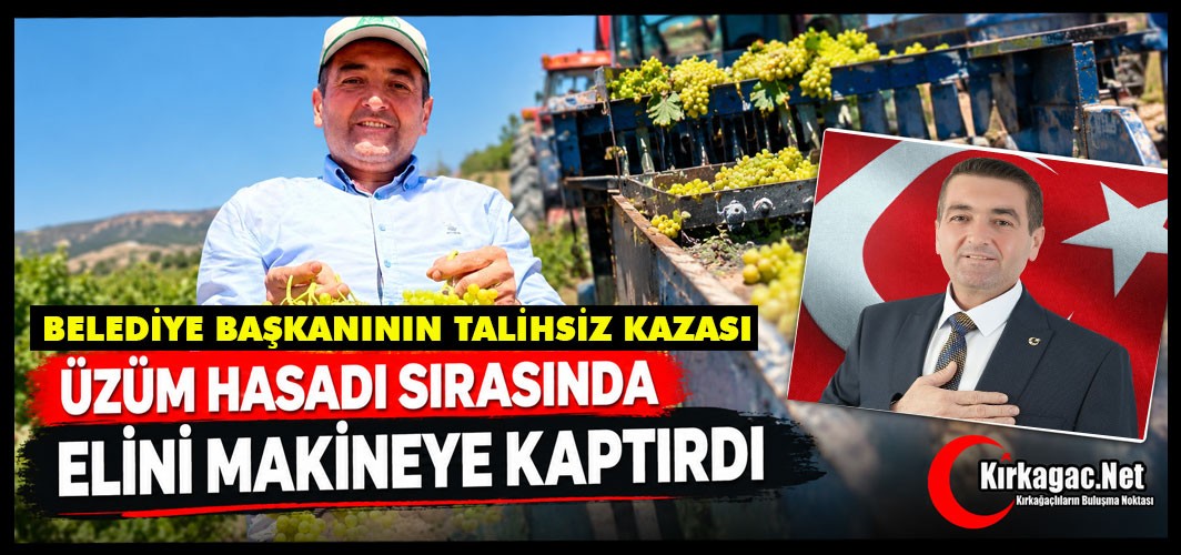BELEDİYE BAŞKANININ TALİHSİZ KAZASI