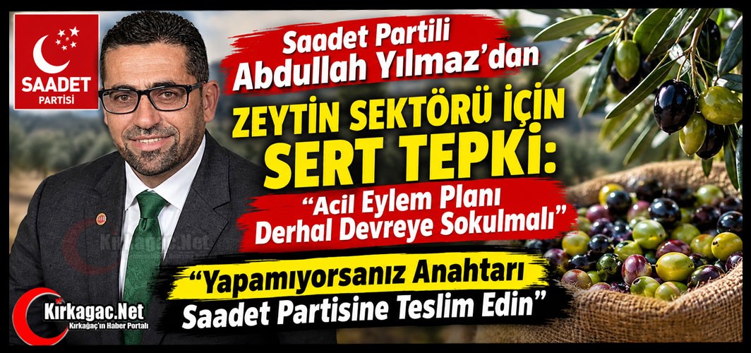 YILMAZ "ACİL EYLEM PLANI HEMEN DEVREYE SOKULMALI"