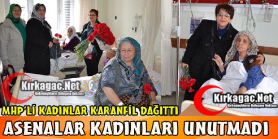 ASENALAR KADINLAR GÜNÜNÜ UNUTMADI