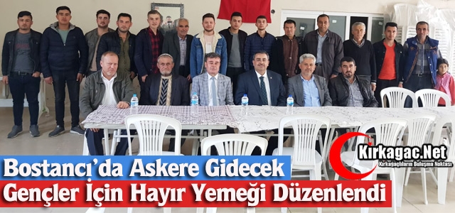 ASKERE GİDECEK GENÇLER İÇİN HAYIR YEMEĞİ DÜZENLENDİ