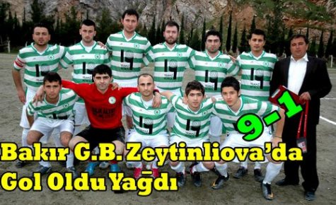 BAKIR G.B GOL OLDU YAĞDI 9-1