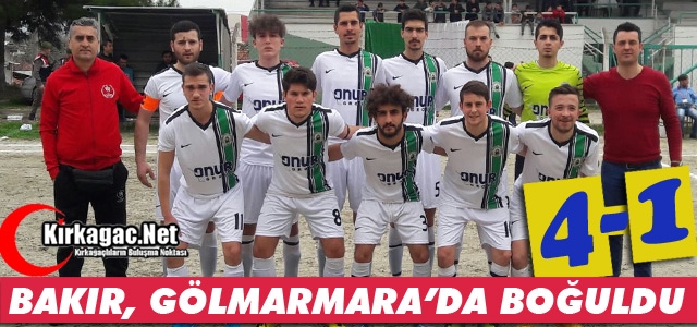 BAKIR GB SPOR GÖLMARMARA’DA BOĞULDU 4-1