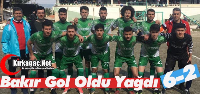 BAKIR G.BİRLİĞİ GOL OLDU YAĞDI 6-2