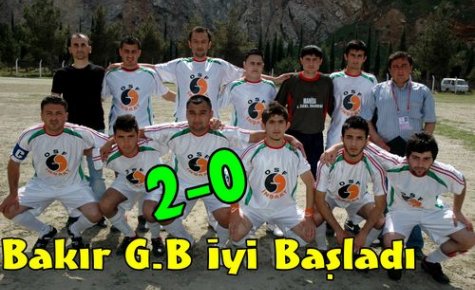 Bakır G.Birliği İyi Başladı 2-0