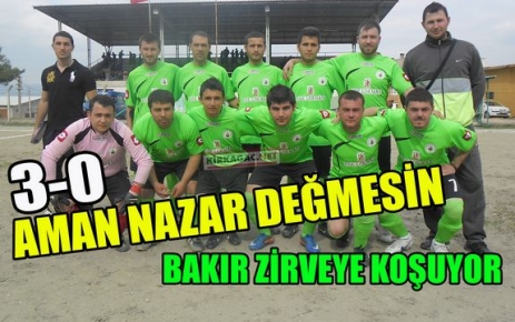 BAKIR G.BİRLİĞİ ZİRVEYE KOŞUYOR 3-0