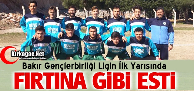 BAKIR GENÇLERBİRLİĞİ İLK YARIDA FIRTINA GİBİ ESTİ