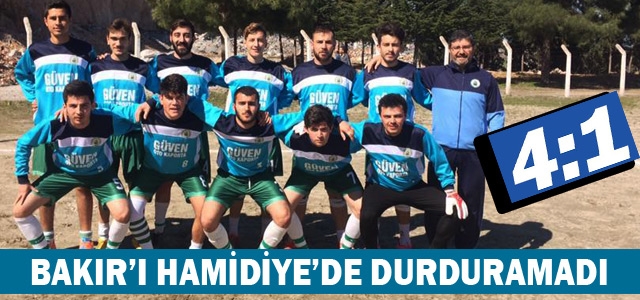 BAKIR GENÇLERBİRLİĞİ'Nİ HAMİDİYE'DE DURDURAMADI 4-1