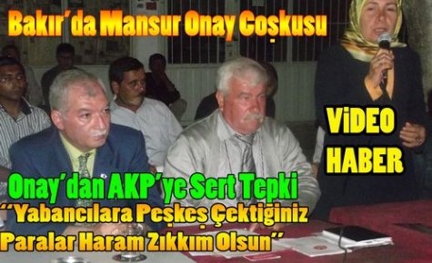 Bakır'da “Mansur Onay“ Coşkusu