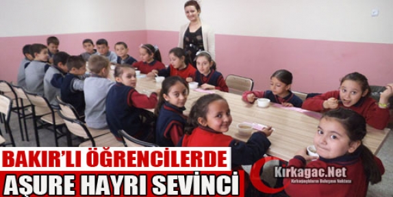 BAKIR'LI ÖĞRENCİLERİN AŞURE SEVİNCİ