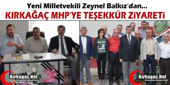 BALKIZ'DAN KIRKAĞAÇ'A TEŞEKKÜR ZİYARETİ