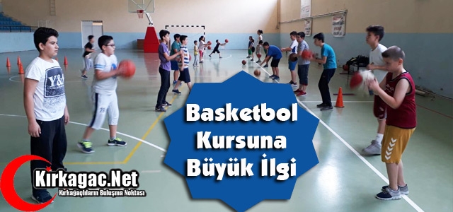 BASKETBOL KURSU BÜYÜK İLGİ GÖRÜYOR