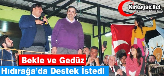 BEKLE ve GEDÜZ HIDIRAĞA MAHALLESİNDE