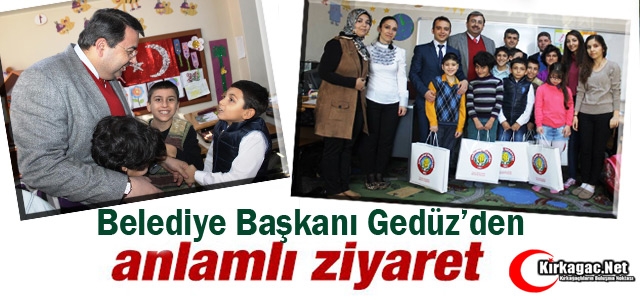 BELEDİYE BAŞKANI GEDÜZ’DEN ANLAMLI ZİYARET