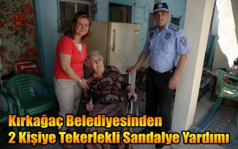 Belediyeden Tekerlekli Sandalye Yardımı