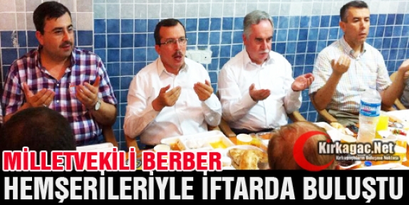 BERBER'DEN HEMŞERİLERİNE İFTAR YEMEĞİ