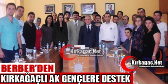 BERBER’DEN KIRKAĞAÇLI AK GENÇLERE DESTEK