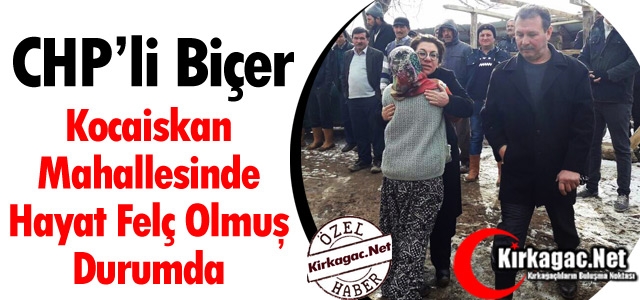 BİÇER“KOCAİSKAN MAHALLESİNDE HAYAT FELÇ OLMUŞ DURUMDA”