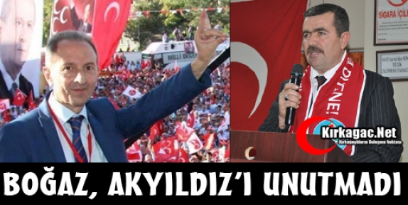 BOĞAZ “ACIMIZ BÜYÜK, AKYILDIZ'I UNUTMAYACAĞIZ“