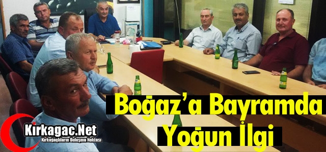 BOĞAZ'A BAYRAMDA BÜYÜK İLGİ