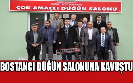 BOSTANCI DÜĞÜN SALONUNA KAVUŞTU