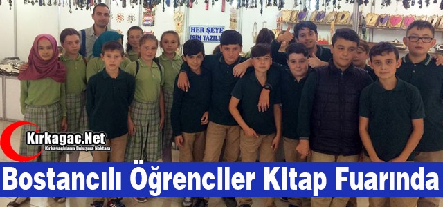 BOSTANCILI ÖĞRENCİLER KİTAP FUARINA KATILDI