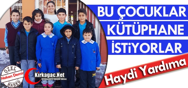 BU ÇOCUKLAR KÜTÜPHANE İSTİYOR(ÖZEL HABER)