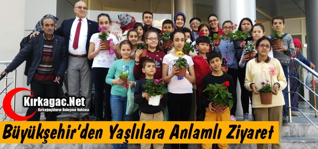 BÜYÜKŞEHİR’DEN YAŞLILARA ANLAMLI ZİYARET