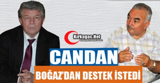 CANDAN BOĞAZ'DAN DESTEK İSTEDİ