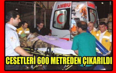 CESETLERİ 600 METREDE BULUNDU